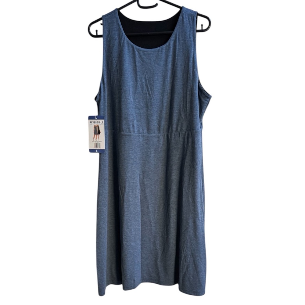 32 Degrees Sleeveless Reversible Midi Dress NEW